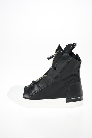 Fabric Zip Closure SKIN High Top Sneakers