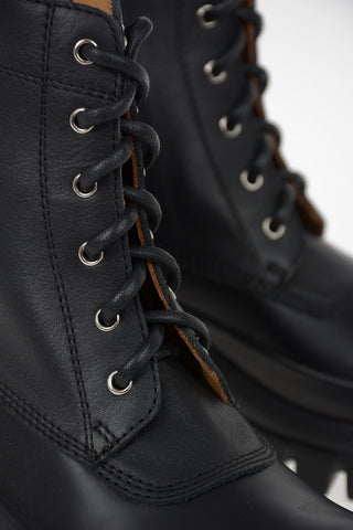 Leather Army Boots