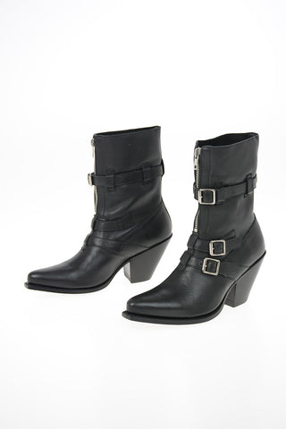 Stivaletti texan BERLIN in Pelle 9 cm