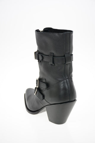Stivaletti texan BERLIN in Pelle 9 cm