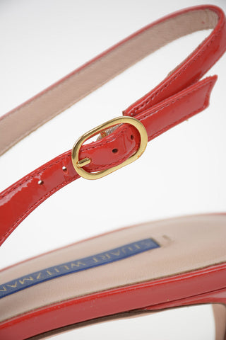 Slingbacks EDITH in Vernice 5cm