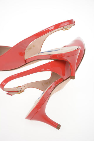 Slingbacks EDITH in Vernice 5cm
