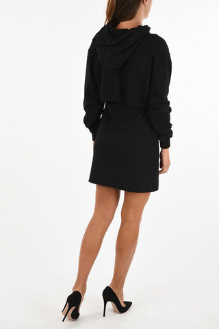 COUTURE! Vestito in felpa mini con strass