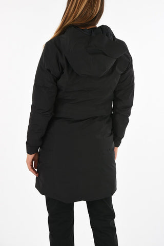 three-quarter length regular fit down jacket