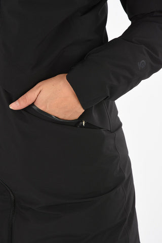 three-quarter length regular fit down jacket
