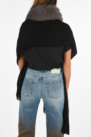 cashmere real fur Cape
