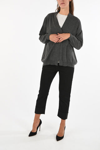 cashmere rhinestone embellished cardigan