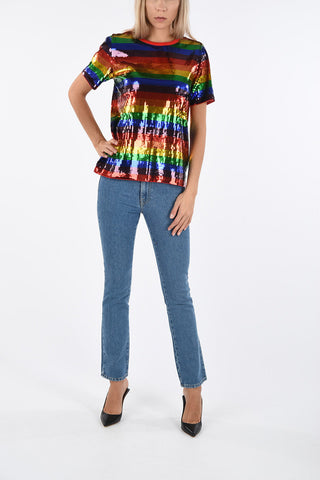 Embroidered FLIRTING Tapered Jeans