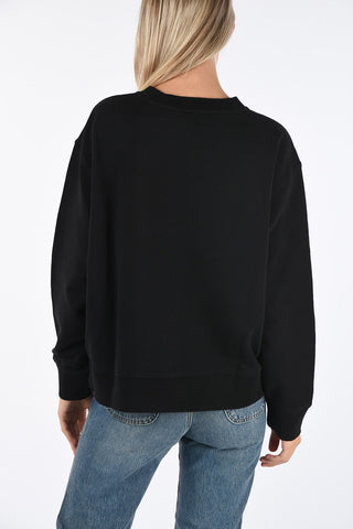 embroidered crew-neck sweatshirt