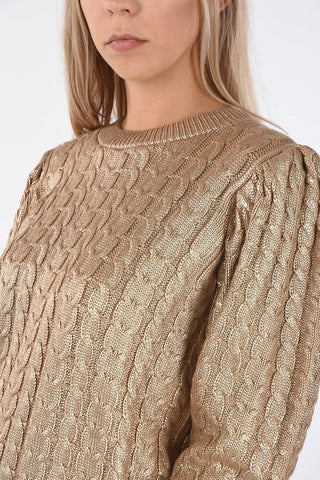 Maxi cardigan crochet in Tessuto Spalmato