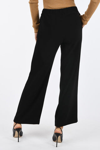 Palazzo Pants with Elastic Waist Band