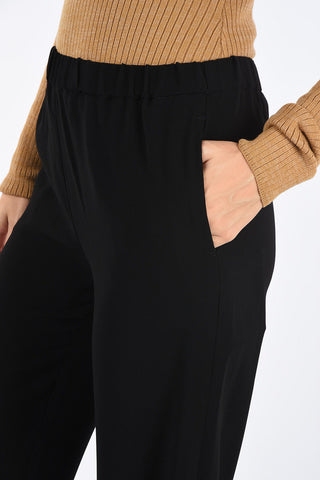 Palazzo Pants with Elastic Waist Band