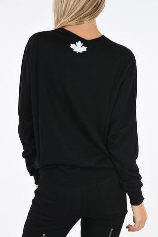 Embroidered Crewneck Sweater