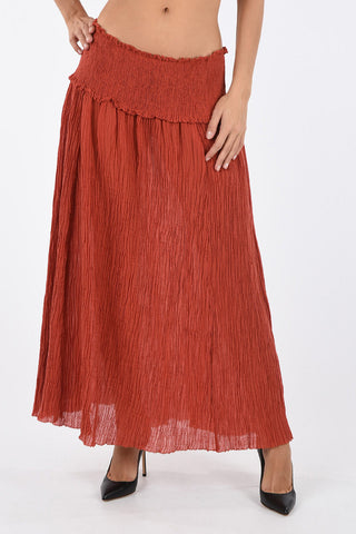 Pleated VENETO gipsy skirt