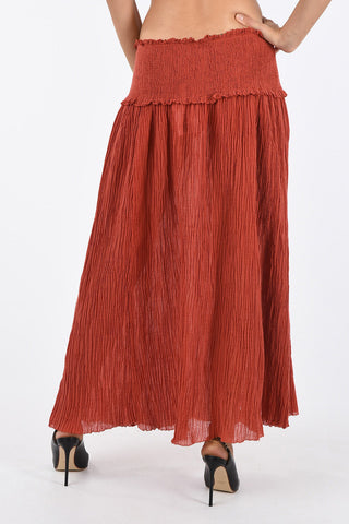 Pleated VENETO gipsy skirt
