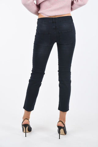 BLUGIRL jeans slim fit con Applicazioni Gioiello