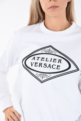 Embroidered ATELIER VERSACE Crewneck Sweatshirt