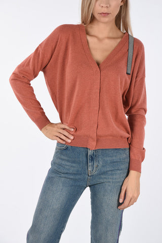 Cashmere Cardigan with Jewel Detail