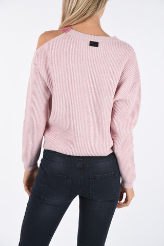 BE crewneck sweater with Bow