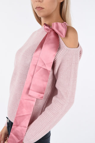 BE crewneck sweater with Bow