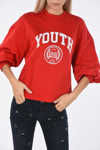 Printed UNIVERSITY OF YOUTH crew-neck sweatshirt