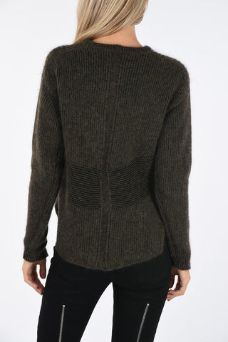 Cable Knit FISHERMAN Crewneck Sweater
