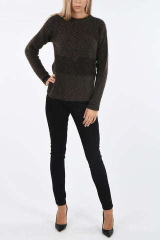Cable Knit FISHERMAN Crewneck Sweater