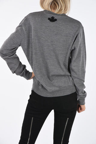Embroidered Crewneck Sweater