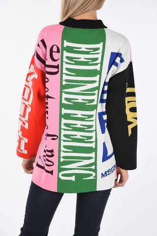 Maglia Roll Neck Stampata