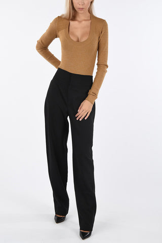 High Waist Wide Fit Pants