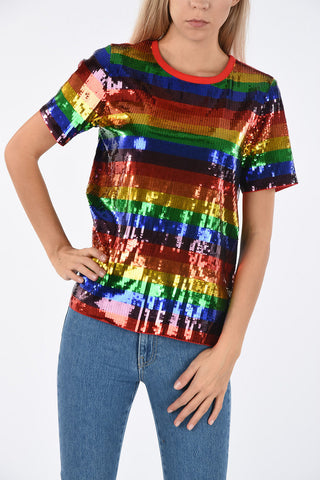 Sequined RAINBOW T-shirt