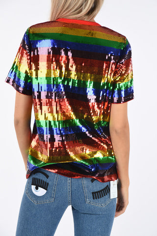 Sequined RAINBOW T-shirt