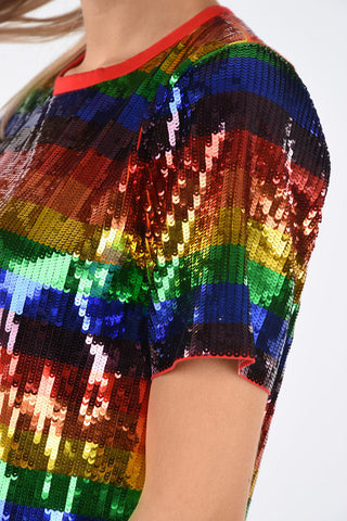 Sequined RAINBOW T-shirt