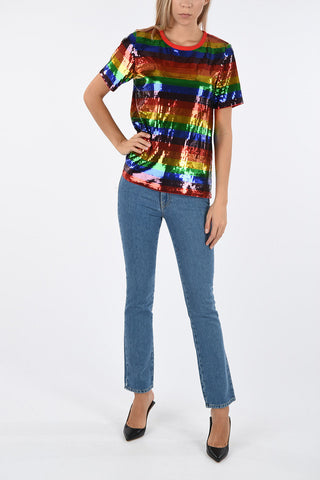Sequined RAINBOW T-shirt