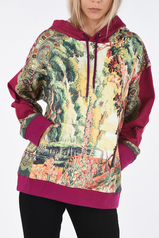 Printed Sweatshirt with Hood