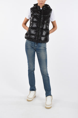 Hooded Sleeveless GOCCIA Down Jacket