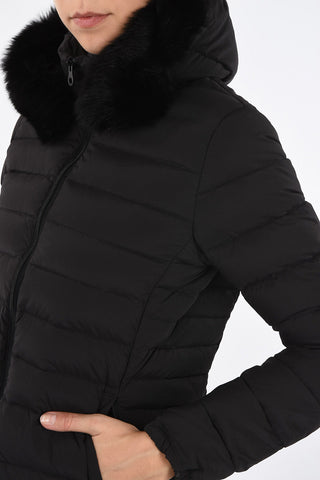 Piumino OCIROETRE con inserti in Pelliccia Longline