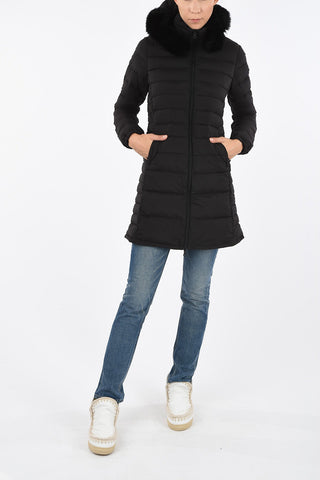 Piumino OCIROETRE con inserti in Pelliccia Longline