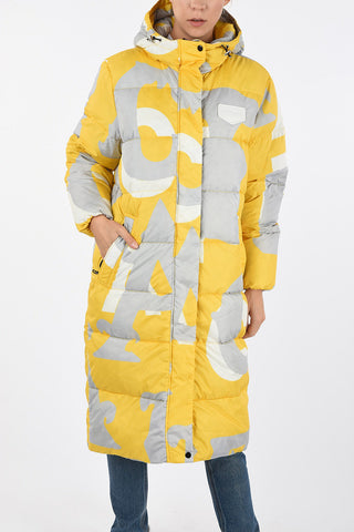 Logo Print LONGWOMAN01 PRINT Down Jacket