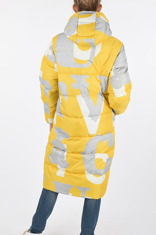 Logo Print LONGWOMAN01 PRINT Down Jacket