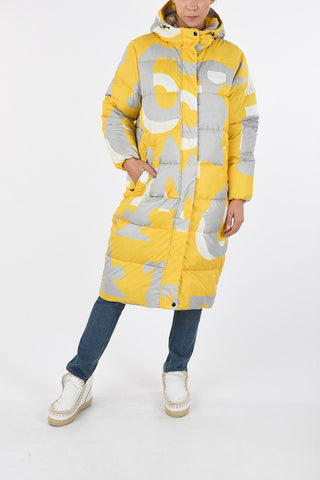 Logo Print LONGWOMAN01 PRINT Down Jacket