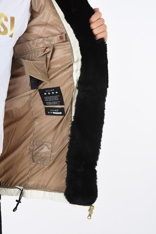 Real Fur Insert CARYS Down Jacket