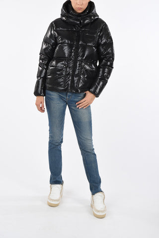 Hipbone Length Hooded WS032 Down Jacket
