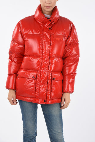 Piumino GIENAH Oversize con Abbottonatura Nascosta