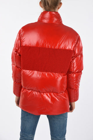 Piumino GIENAH Oversize con Abbottonatura Nascosta