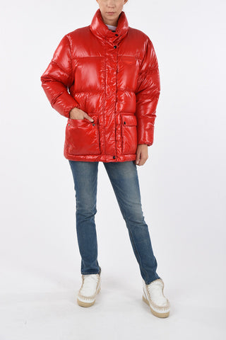 Piumino GIENAH Oversize con Abbottonatura Nascosta