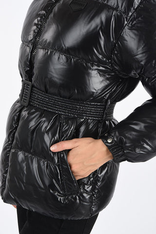 Waist length HEZE Down Jacket With Belt