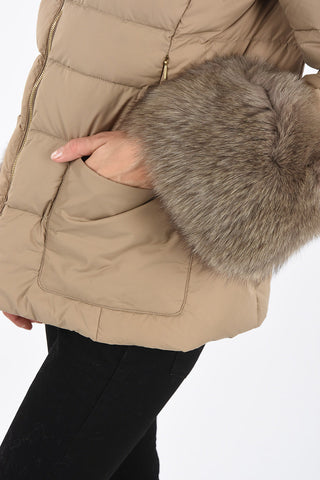 Real Fur Insert KERRIN Down Jacket