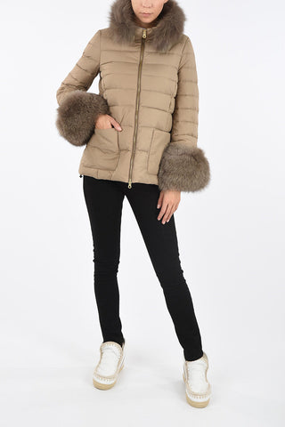 Real Fur Insert KERRIN Down Jacket