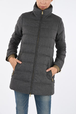 Seven-Eights Length Virgin Wool BLODWEN Down Jacket